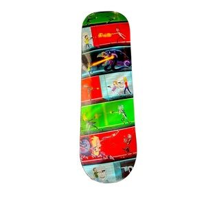 Skateboard Deck - Rick & Morty SEASON 7 cast party NEW very rare
